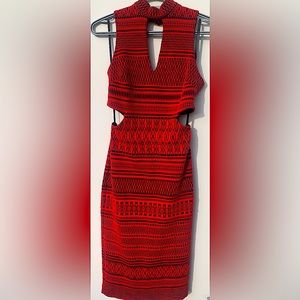 Bebe Side Cutout Dress Size Small